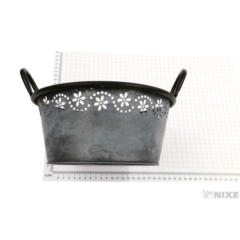 PLECHOVÝ OBAL 22x11cm*ČERNÁ