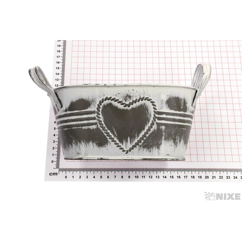 PLECHOVÝ OBAL 20x12x9cm*BÍLÁ