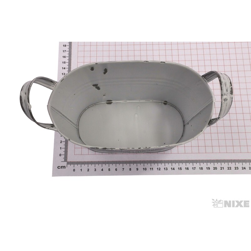 PLECHOVÝ OBAL 20x12x9cm*BÍLÁ