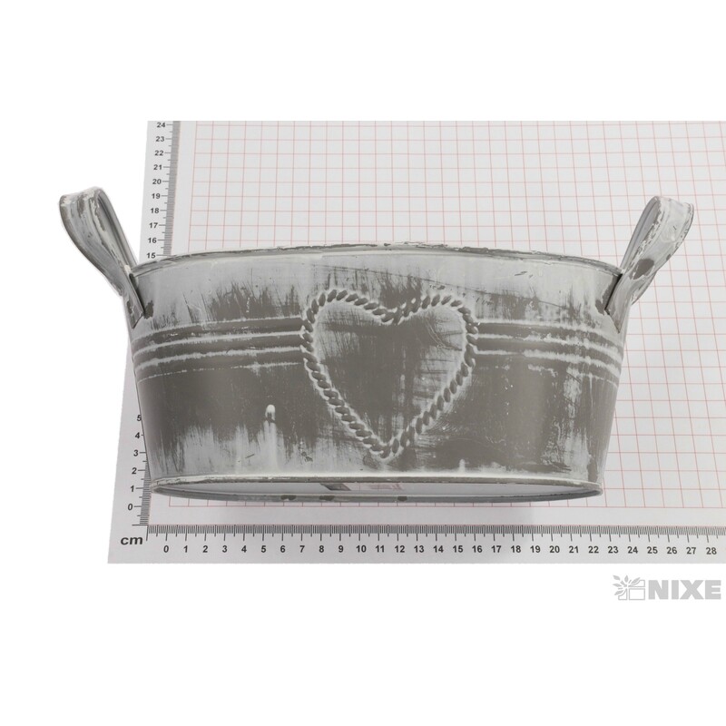 PLECHOVÝ OBAL 25x15x10cm*BÍLÁ