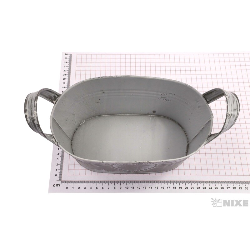 PLECHOVÝ OBAL 25x15x10cm*BÍLÁ