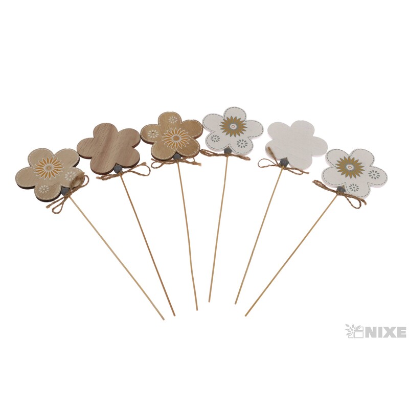 ZÁPICH KVÍTEK 8x26,5cm 6ks*MIX BAREV