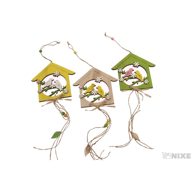 ZÁVĚS BUDKA 14x14x50cm*MIX BAREV