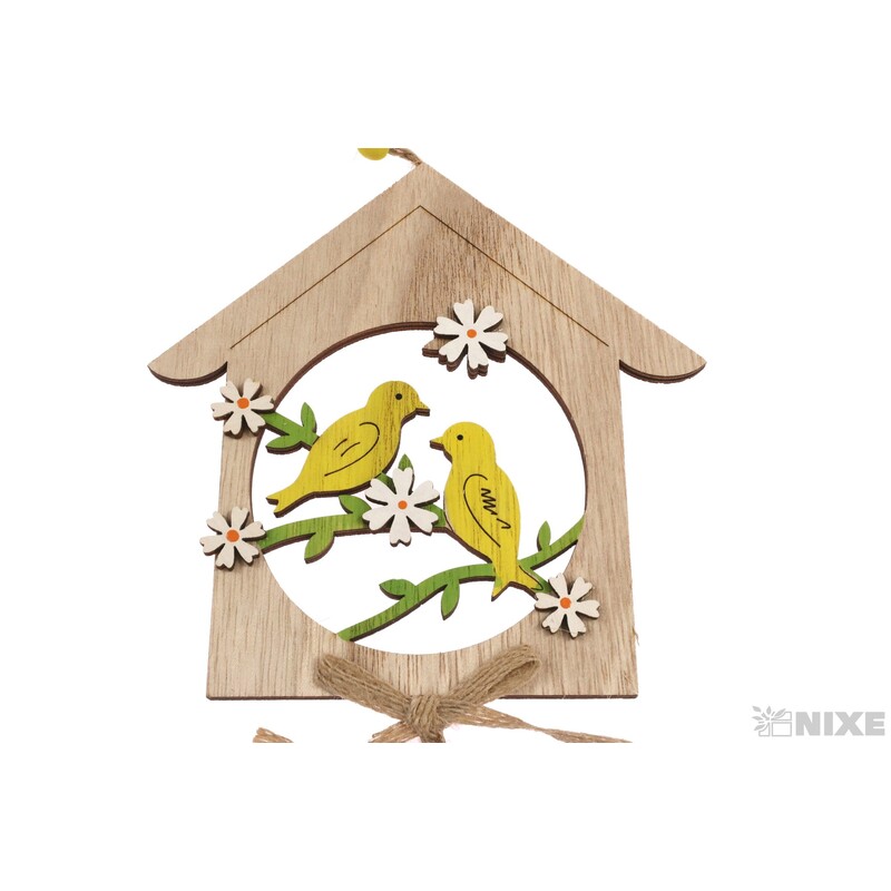 ZÁVĚS BUDKA 14x14x50cm*MIX BAREV