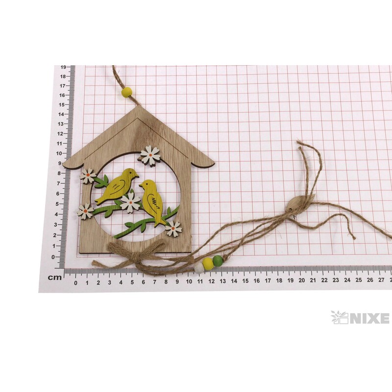 ZÁVĚS BUDKA 14x14x50cm*MIX BAREV