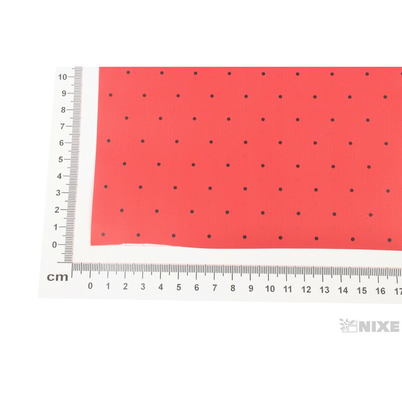 ROLE PLAST PUNTÍK 50cmx9yd*ČERVENÁ