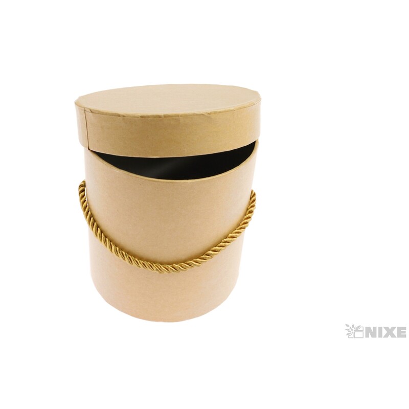 KVĚTINOVÝ BOX 12x12,5cm*PŘÍRODNÍ