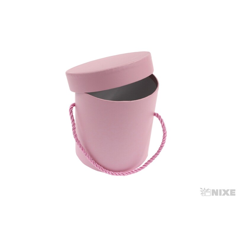 KVĚTINOVÝ BOX 12x12,5cm*RŮŽOVÁ