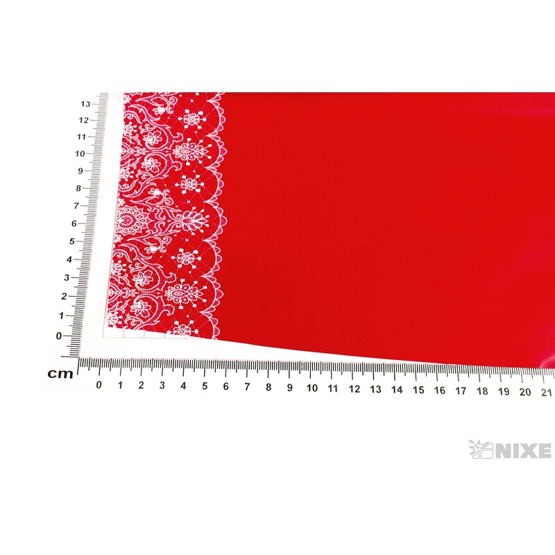 ROLE PLAST KRAJKA 50cmx9yd*ČERVENÁ