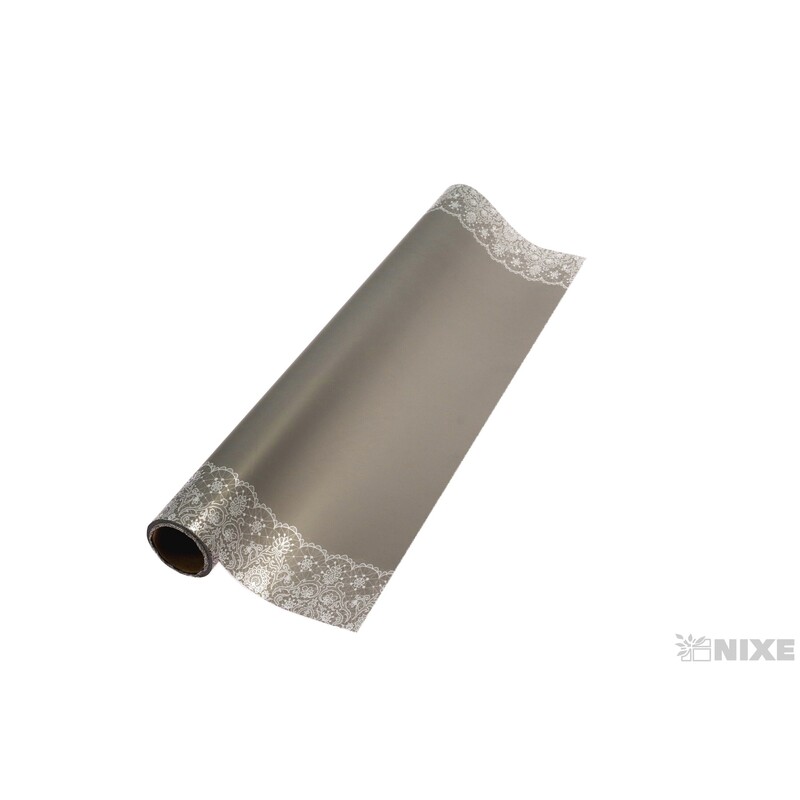 ROLE PLAST KRAJKA 50cmx9yd*STŘÍBRNÁ