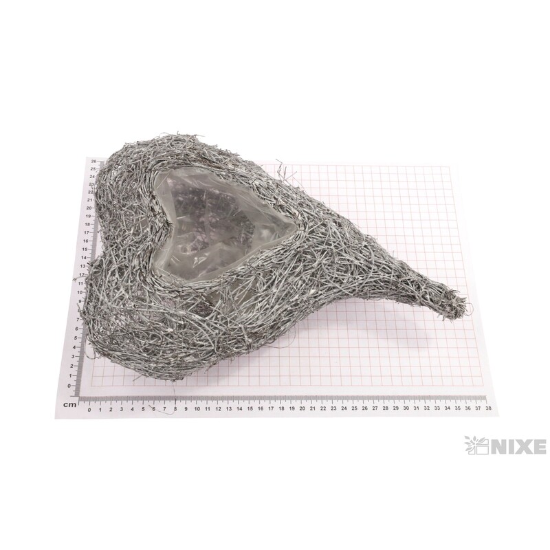 OBAL SRDCE 40x30x7cm*BÍLÁ