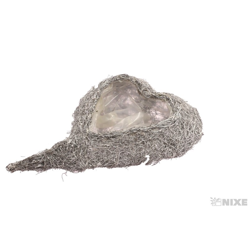 OBAL SRDCE 42x34x5cm*BÍLÁ