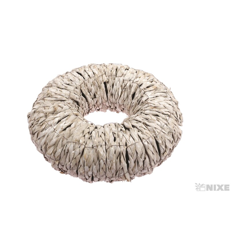 VĚNEC ŠUSTÍ 33cm*BÍLÁ