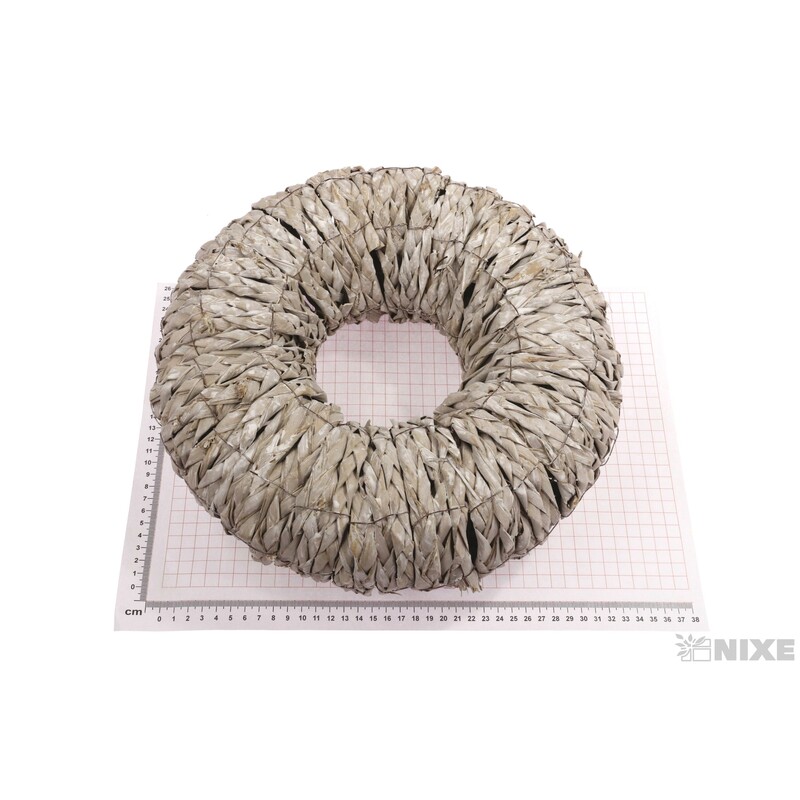 VĚNEC ŠUSTÍ 33cm*BÍLÁ