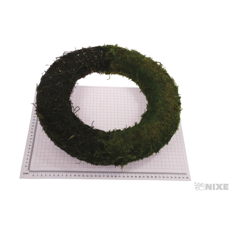 VĚNEC RÉVA 40cm*ZELENÁ+HNĚDÁ