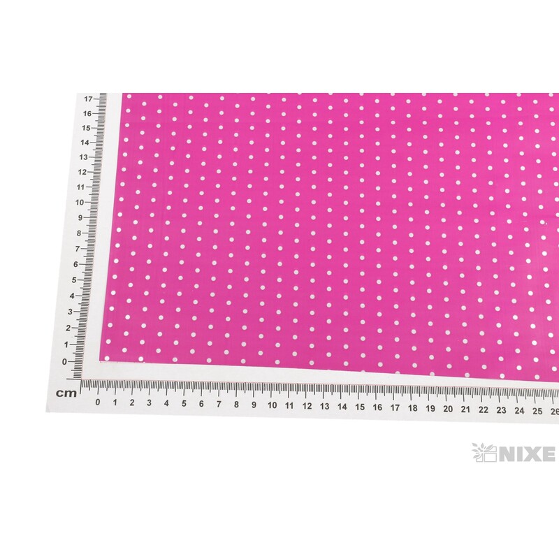 ROLE PLAST PUNTÍK 50cmx10yd*RŮŽOVÁ TM.