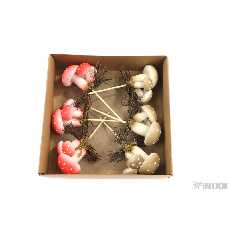 ZÁPICH HŘÍBEK 6ks 05x13cm*MIX BAREV