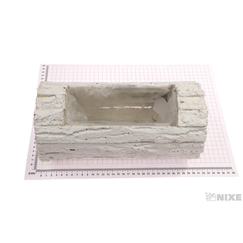 OBAL KŮRA VÁLEC 30x14x10cm*BÍLÁ