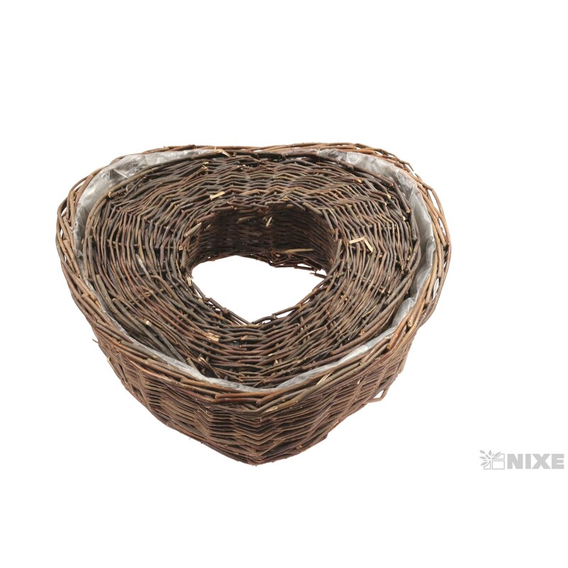 OBAL SRDCE 45x43x8, 53x51x15cm*PŘÍRODNÍ