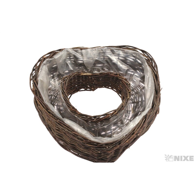 OBAL SRDCE 45x43x8, 53x51x15cm*PŘÍRODNÍ