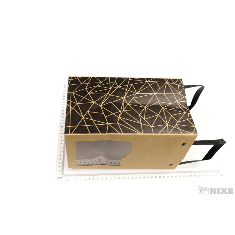 TAŠKA CRAFT 4LÁHVE 15x15x26cm*PŘÍRODNÍ