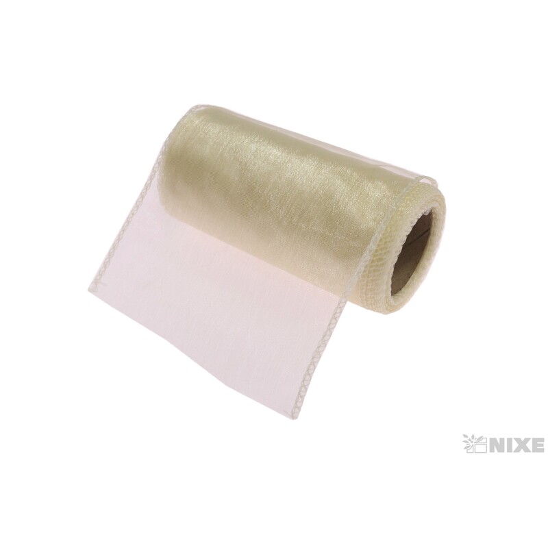 ORGANZA 11cmx10yd*KRÉMOVÁ 003