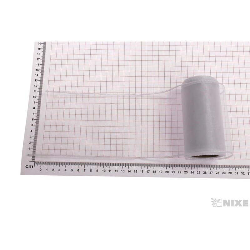 ORGANZA 11cmx10yd*BÍLÁ