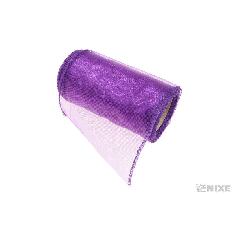 ORGANZA 10cmx10yd*FIALOVÁ TM.