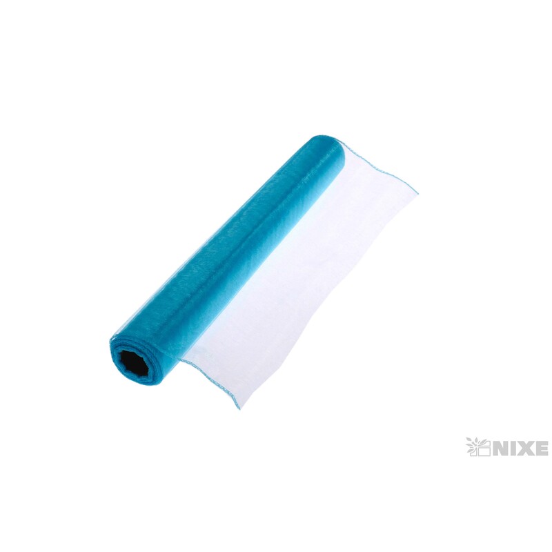 ORGANZA 39cmx8m*MODRÁ SV.