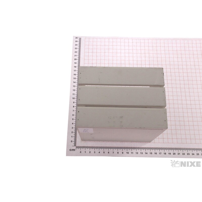 OBAL DŘEVO 13x12x10cm*BÍLÁ