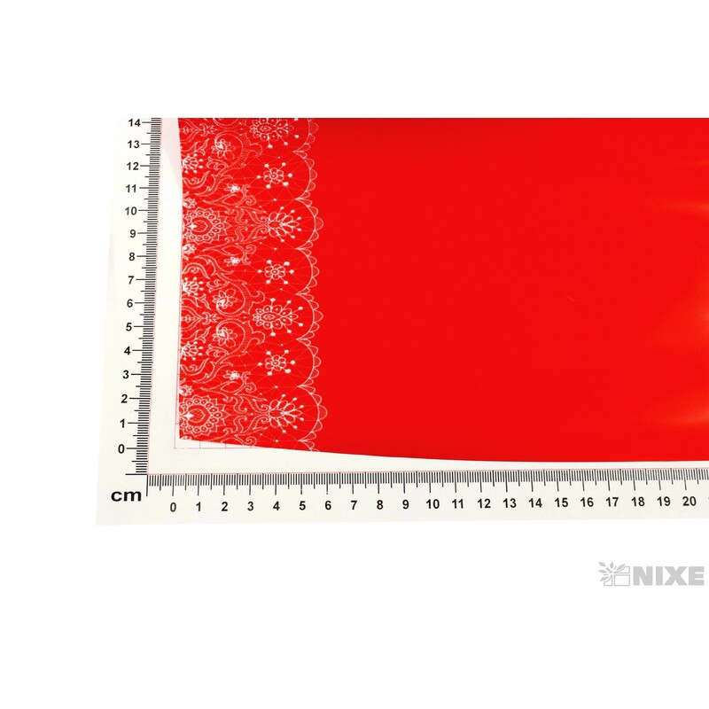 ROLE PLAST KRAJKA 50cmx9yd*ČERVENÁ