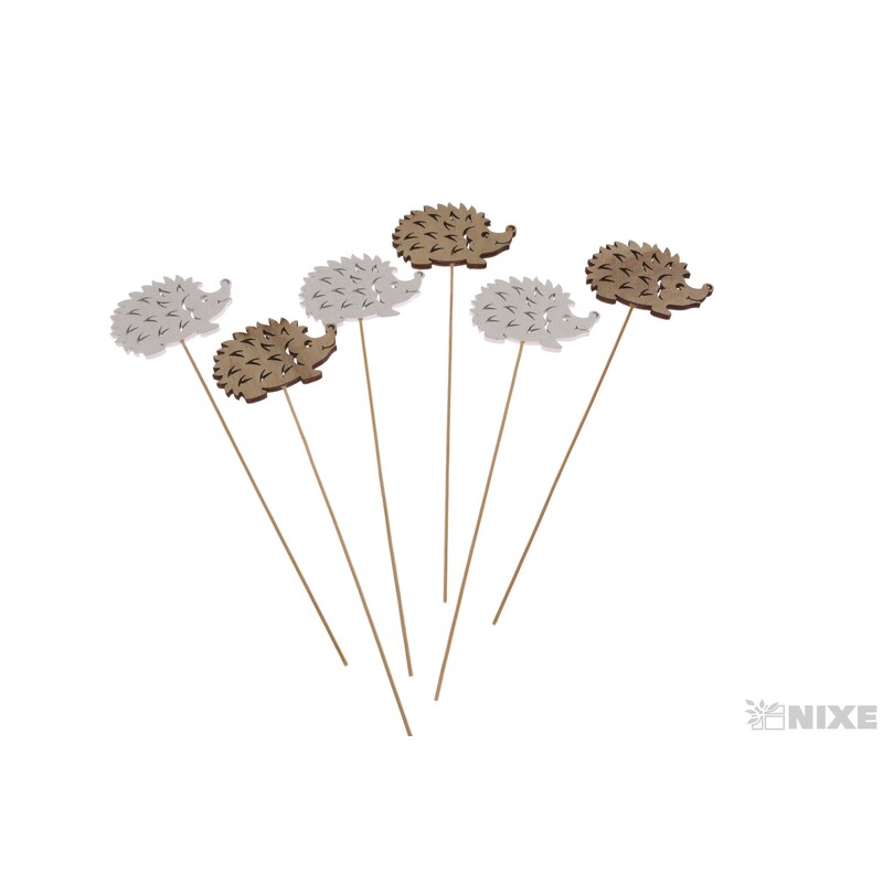 ZÁPICH D JEŽEK 7x4x24cm 6ks*MIX BAREV