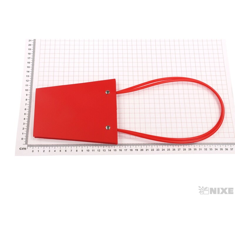 TAŠKA P PLAST 10x05x15cm*ČERVENÁ