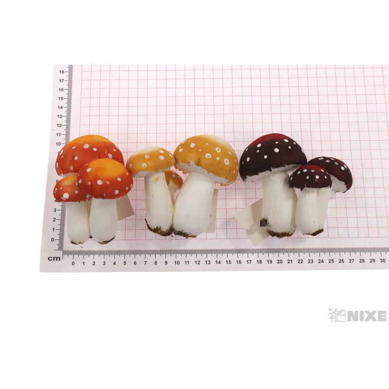 HŘÍBKY 9x10cm*HNĚDÁ