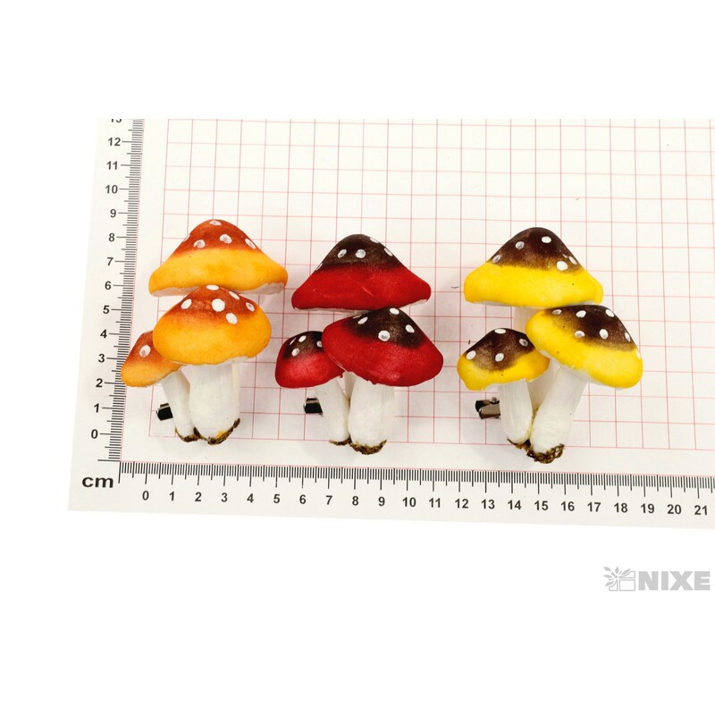 HŘÍBKY 7x8cm*MIX BAREV