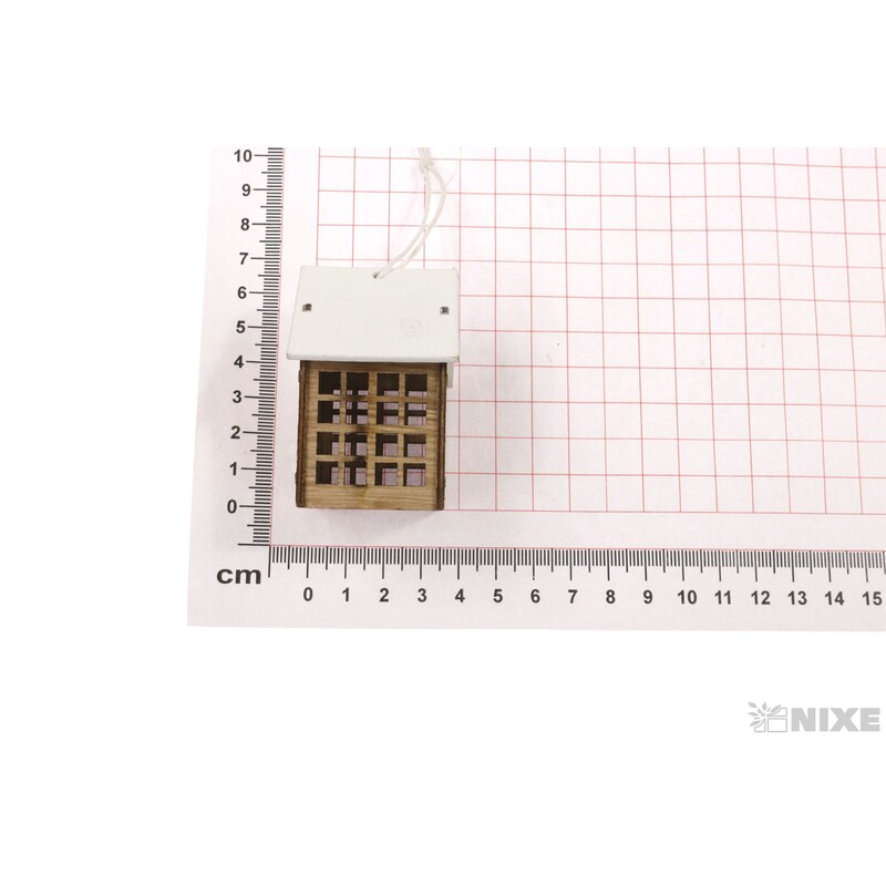 ZÁVĚS DOMEČEK 4x6cm*PŘÍRODNÍ