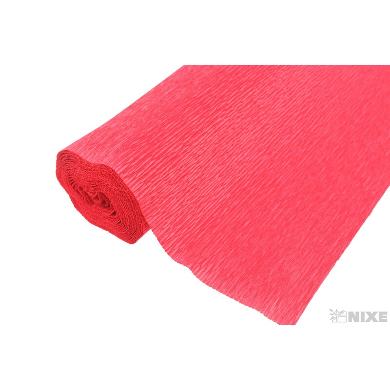 KREP 50cmx2,5m 180g*589 ČERVENÁ