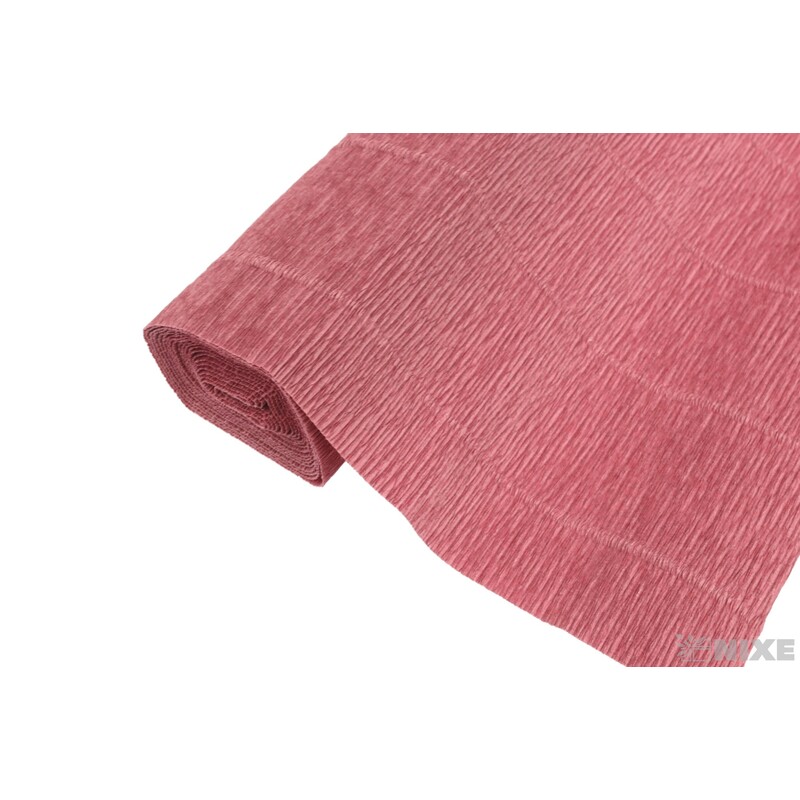 KREP 50cmx2,5m 180g*620 STARORŮŽOVÁ