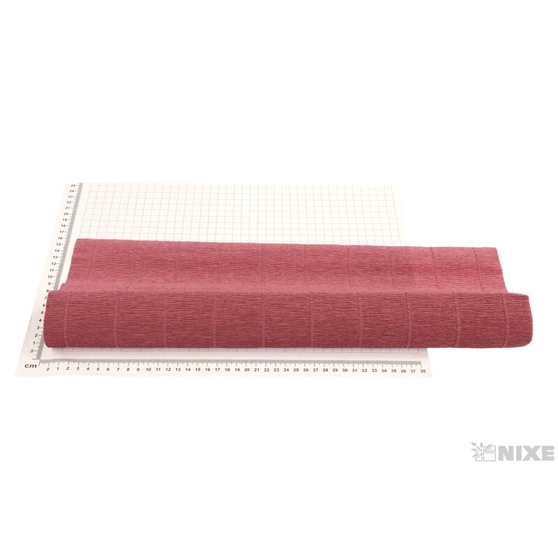 KREP 50cmx2,5m 180g*620 STARORŮŽOVÁ