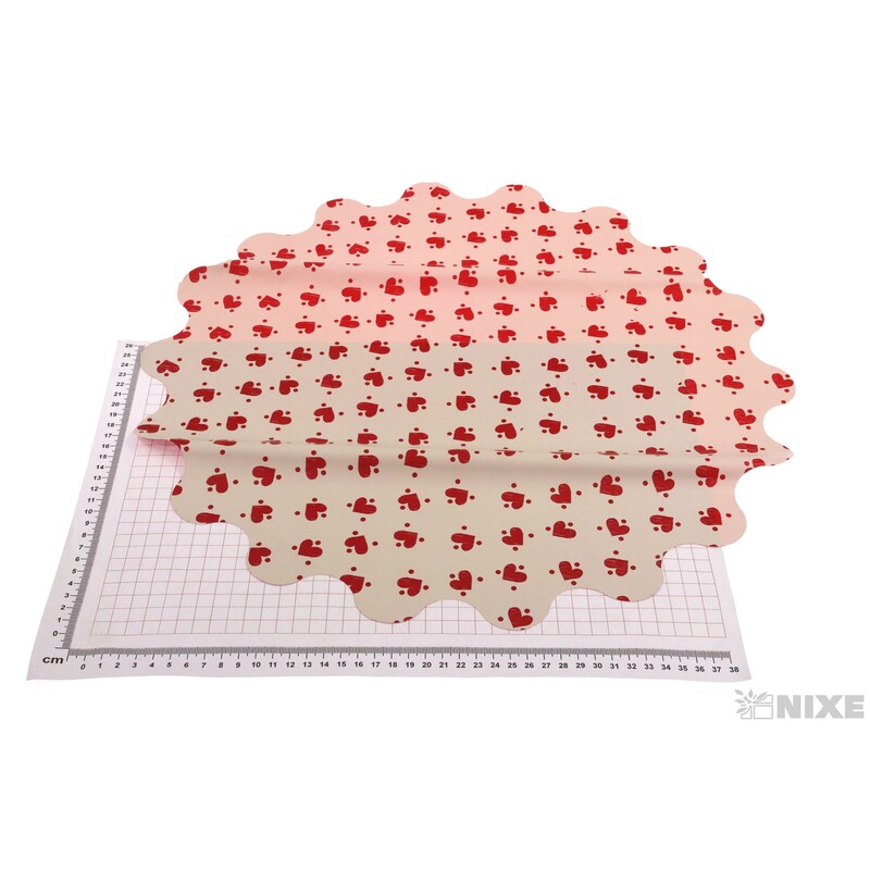 RONDO 48cm P2 MARGO*ČERVENÁ+KRÉMOVÁ