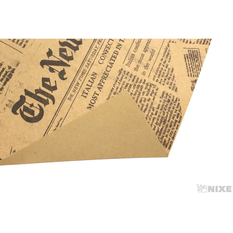 ROLE PAPÍR NEWSPAPER 70cmx50m*PŘÍRODNÍ+ČERNÁ