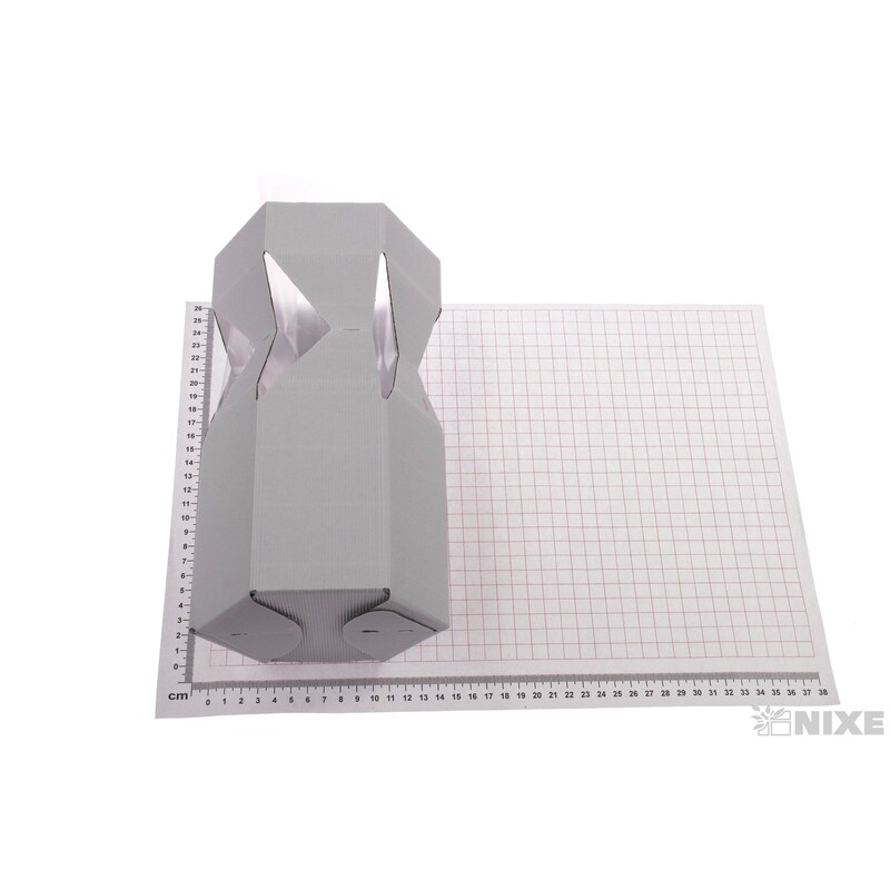 KVĚTINOVÝ BOX 13x17cm*BÍLÁ