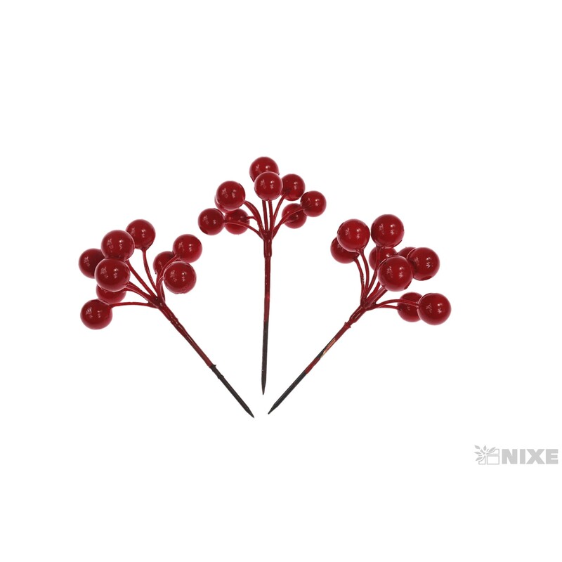 JEŘABINA 12cm 12ks*ČERVENÁ