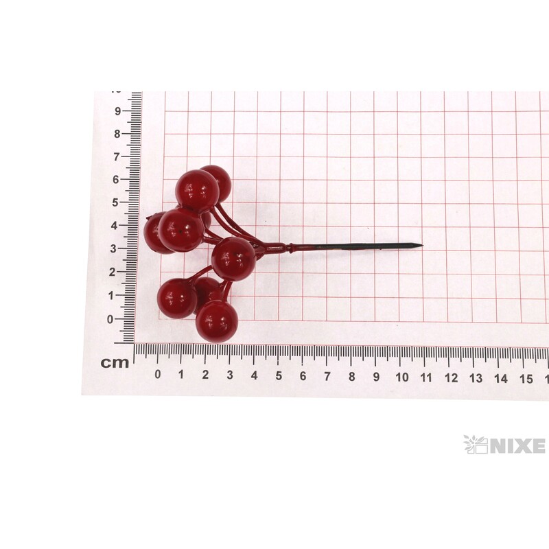 JEŘABINA 12cm 12ks*ČERVENÁ