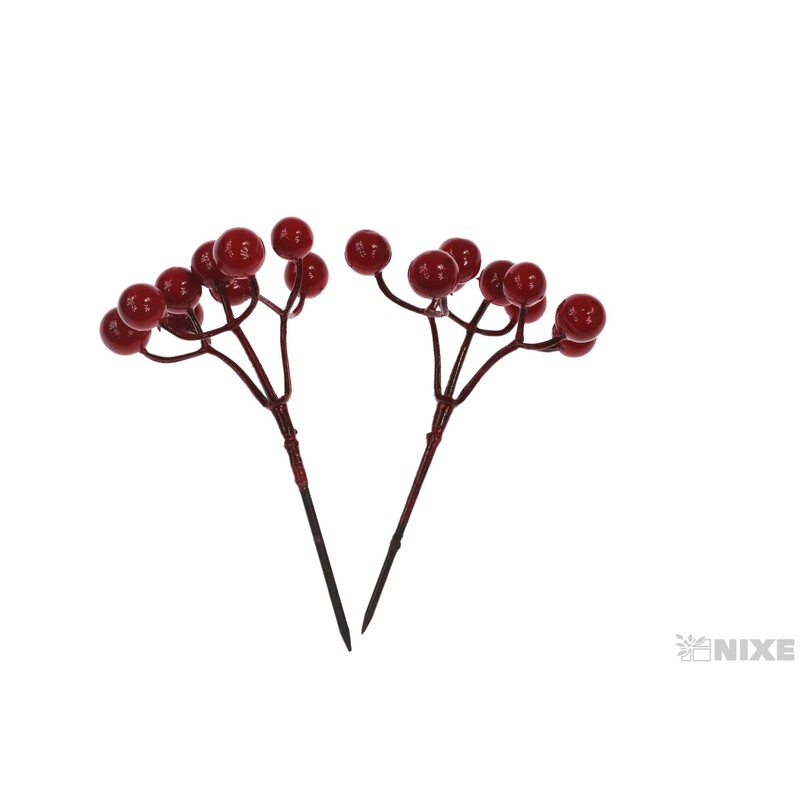 JEŘABINA 12cm 12ks*ČERVENÁ