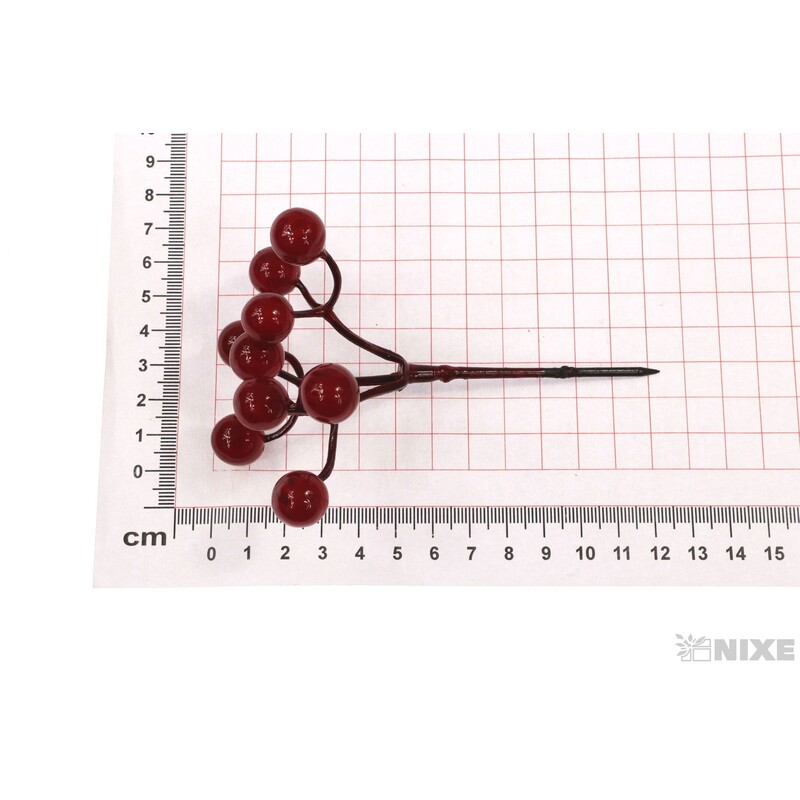 JEŘABINA 12cm 12ks*ČERVENÁ