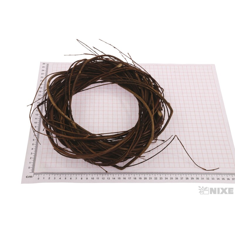 VĚNEC PROUTĚNÝ 24cm*HNĚDÁ