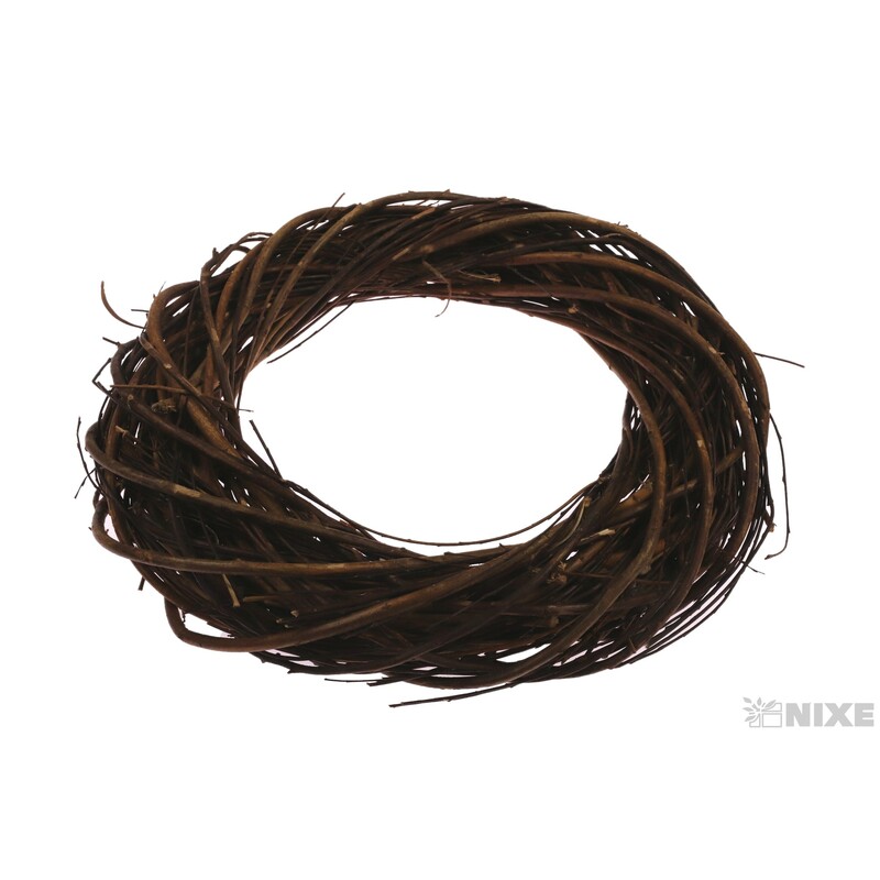 VĚNEC PROUTĚNÝ 35cm*HNĚDÁ