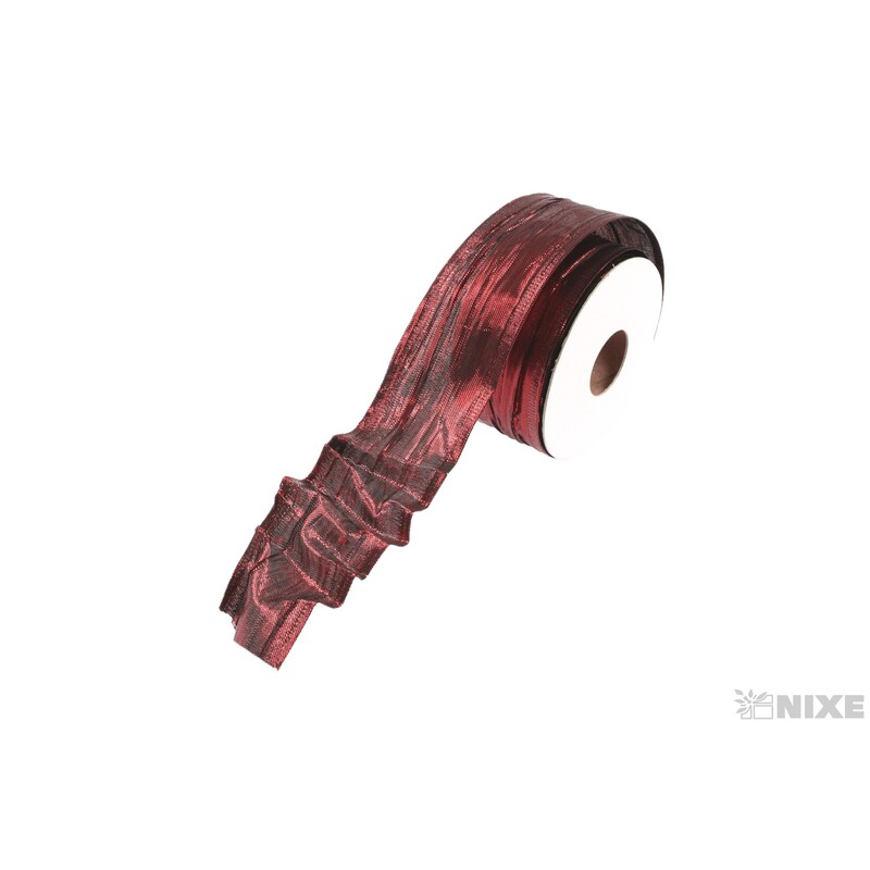 STUHA MAČKANÁ 40mmx10yd*BORDOVÁ METAL