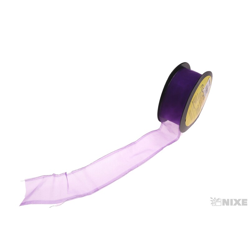 STUHA ORGANZA DRÁT 40mmx10yd*FIALOVÁ